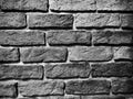 Monochrome brick wall