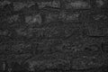 Monochrome Brick wall texture, cement background for web site or mobile devices Royalty Free Stock Photo