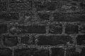 Monochrome Brick wall texture, cement background for web site or mobile devices Royalty Free Stock Photo