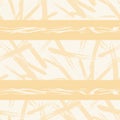Monochrome brush stroke canvas seamless pattern background. Coarse painterly criss cross horizonal stripe geometric