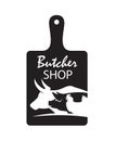 Butcher shop emblem