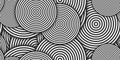 Monochrome Circles ÃÂ¡oncentric Polygons Backgrounds.