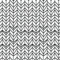 Monochrome colors of hand drawn chevron herringbone seamless pattern ready for print.