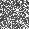 Monochrome cracks seamless pattern