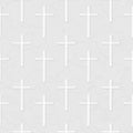Monochrome cross seamless pattern with grunge effect Royalty Free Stock Photo