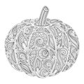 Monochrome Decorative Pumpkin