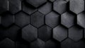 Dark Geometric Patterns Minimal, repeating geometric shapes in monochrome 2. Royalty Free Stock Photo