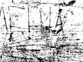 Monochrome, dirty grunge texture, cracked, scratched, damaged paint on the wall Royalty Free Stock Photo