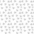 Monochrome elegant seamless pattern