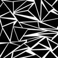 Monochrome geometric background with pointed triangle shapes
