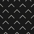 Monochrome geometric black minimalistic pattern. Can be used in web design Royalty Free Stock Photo
