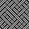 Monochrome geometric pattern 8300, modern stylish image. Royalty Free Stock Photo