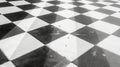 Monochrome geometric shadow pattern on pavement offering an abstract copy space image