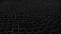 Monochrome graphic drawing of paving stones in an ancient square in the old city. Black background with gray pattern. A square- Royalty Free Stock Photo