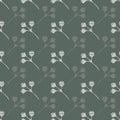 Monochrome green kaki pattern backgrounds lake life Royalty Free Stock Photo
