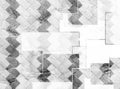 Monochrome grey abstract geometry background