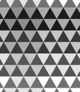 Monochrome halftone Seamless pattern background. Abstract triangle texture Royalty Free Stock Photo