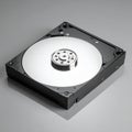 Data Storage Technology - Inside a Hard Drive Royalty Free Stock Photo