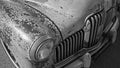 Monochrome Holden classic car Royalty Free Stock Photo