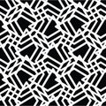 Monochrome messy seamless pattern with parallel lines, black and