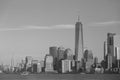 NY monochrome - One World Trade Centre and Empire State Royalty Free Stock Photo