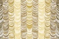 Monochrome objects in row Abstract horizontal background Royalty Free Stock Photo