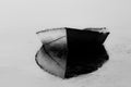 Monochrome: Old Rowing Boat Royalty Free Stock Photo