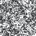 Monochrome Pixel Mosaic Pattern Royalty Free Stock Photo