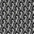 Monochrome pixels geometric abstract background