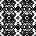 Monochrome pixels geometric abstract background