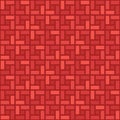 Monochrome red brick spiral tile clockwise seamless pattern