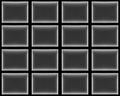 Monochrome render mockup pattern of dark square blocks geometric framework shapes simple wallpaper background Royalty Free Stock Photo