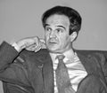 Francois Truffaut at the 1981 Chicago Film Festival Royalty Free Stock Photo