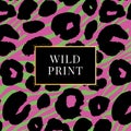 Monochrome colot repeating animal pattern. Seamless background leopard zebra