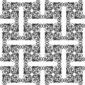 Monochrome repeted pattern design