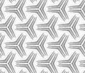 Monochrome rough striped small tetrapods