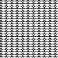 Monochrome seamless abstract geomatric zig zag pattern in black and white texture