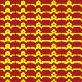 Monochrome seamless abstract geomatric zig zag pattern in red and yello texture