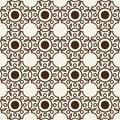 Monochrome Seamless Background Pattern vector design illustration Royalty Free Stock Photo