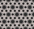 Monochrome seamless background with perforated hexagons Royalty Free Stock Photo