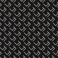 Monochrome seamless geometric vector pattern with black and white shapes. Simple graphics composition. Royalty Free Stock Photo