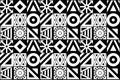 Monochrome seamless pattern background by Pitripiter