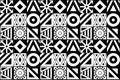 Monochrome seamless pattern background by Pitripiter Royalty Free Stock Photo