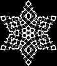 Monochrome seamless pattern in white background