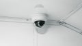 Security Camera on White Ceiling Royalty Free Stock Photo