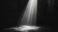 Monochrome Spotlight Beam on Dark Background Royalty Free Stock Photo