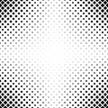 Monochrome square pattern background - black and white geometric vector illustration from diagonal rounded squares Royalty Free Stock Photo