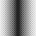 Monochrome square pattern background - black and white geometric vector illustration from diagonal rounded squares Royalty Free Stock Photo