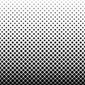 Monochrome square pattern background - black and white geometric vector illustration from rounded squares Royalty Free Stock Photo