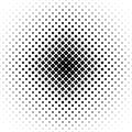 Monochrome square pattern - geometrical abstract background graphic from angular rounded squares